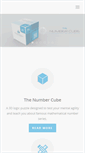 Mobile Screenshot of number-cube.com