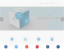 Tablet Screenshot of number-cube.com